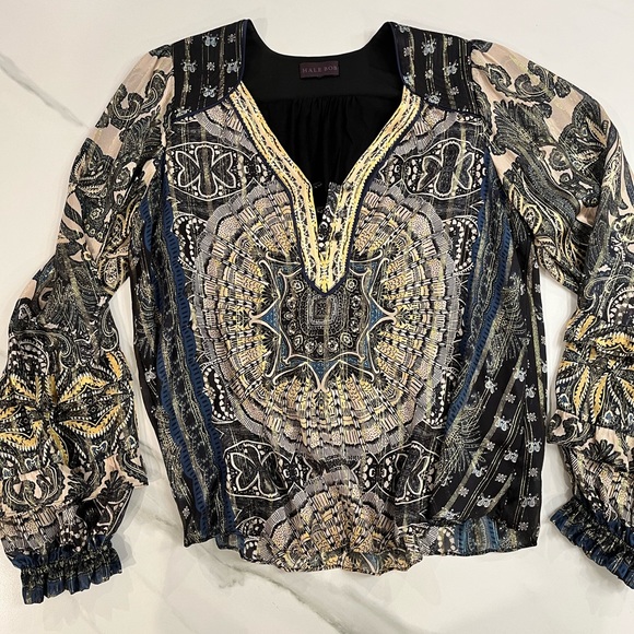Hale Bob Silk Blouse - Picture 3 of 6